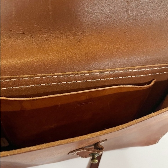 Madewell Dover Brown Leather Crossbody  Shoulder Bag Adjustable Strap - Picture 7 of 9